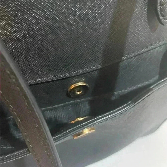 Michael kors Black saffiano leather hobo handbag - Picture 8 of 11